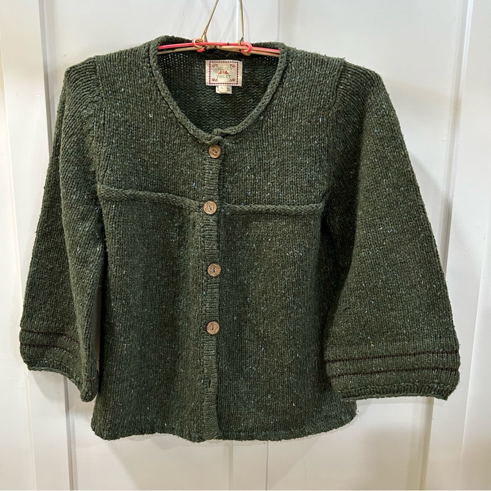 Chelsea & Violet lambswool cardigan sweater